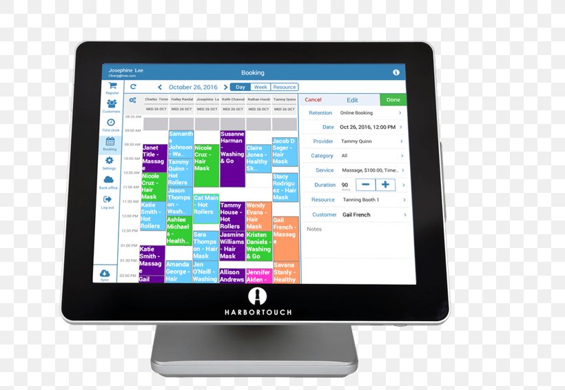 Point Of Sale Harbortouch Merchant Services Management Business, PNG, 651x566px, Point Of Sale, Beauty Parlour, Brand, Business, Computer Monitor Download Free