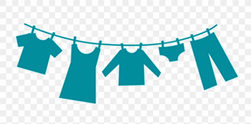 Clothes Line Laundry Room Silhouette, PNG, 1948x964px, Clothes Line, Aqua, Azure, Blue, Brand Download Free