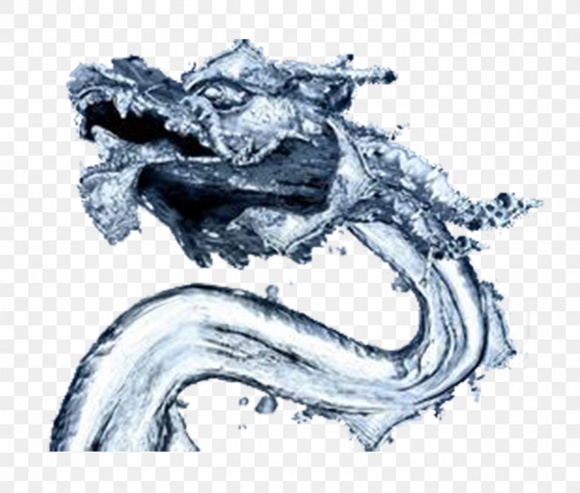 Dragon High-definition Television Wallpaper, PNG, 1289x1096px, 3d Computer Graphics, Dragon, Art, Australian Water Dragon, Black And White Download Free