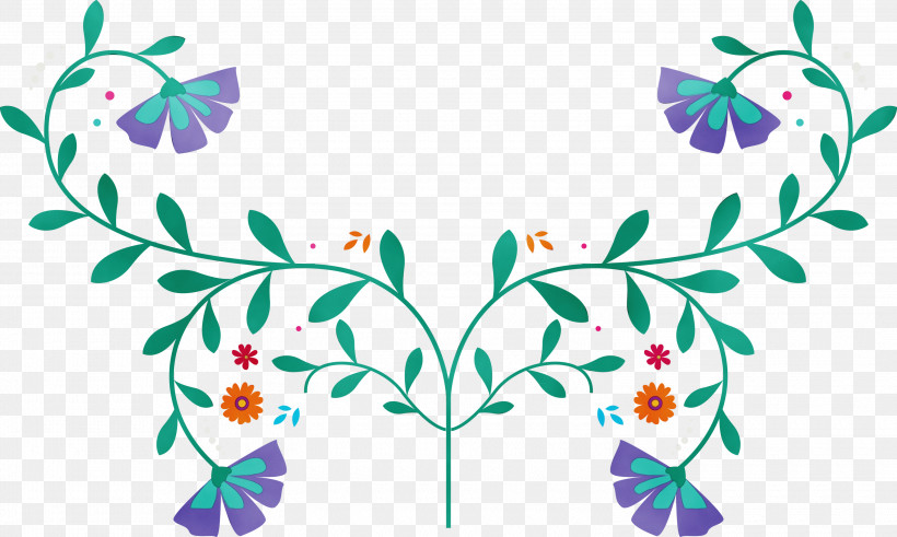 Floral Design, PNG, 3000x1797px, Mexico Elements, Branch, Floral Design, Flower, Leaf Download Free