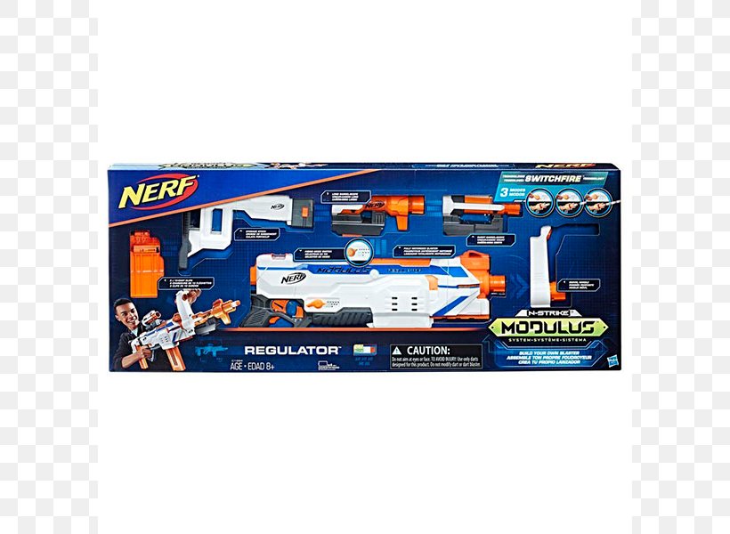 NERF N-Strike Modulus Regulator Blaster Toy Nerf Blaster, PNG, 686x600px, Nerf Nstrike, Brand, Hasbro, Model Car, Nerf Download Free