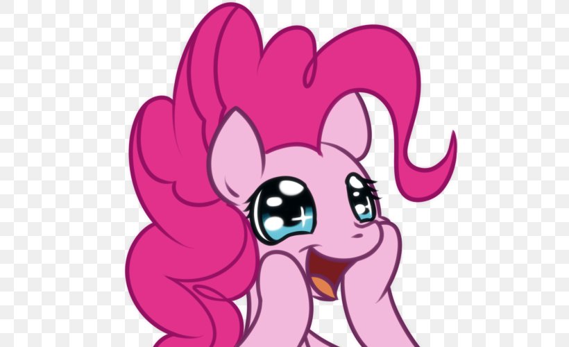 Pony Cartoon Pinkie Pie Horse Image, PNG, 500x500px, Watercolor, Cartoon, Flower, Frame, Heart Download Free