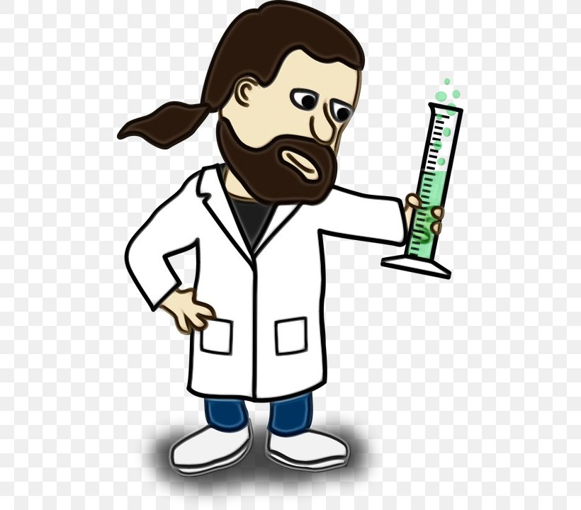 Clip Art Cartoon Scientist Image, PNG, 489x720px, Cartoon, Animation, Character, Pleased, Science Download Free
