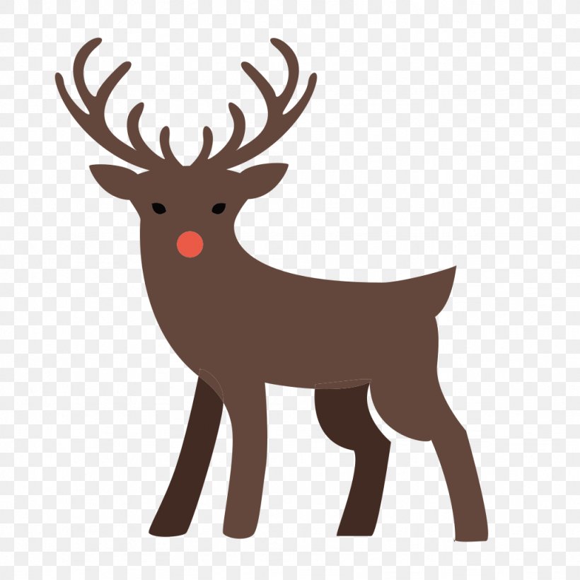 Reindeer Clip Art Moose Santa Claus, PNG, 1024x1024px, Reindeer, Antler, Bombka, Christmas Day, Christmas Lights Download Free
