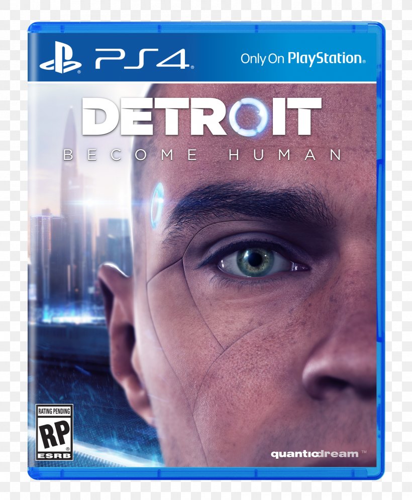 Detroit: Become Human PlayStation 4 Quantic Dream Days Gone, PNG, 1800x2187px, Detroit Become Human, Android, Chin, Cover Art, David Cage Download Free
