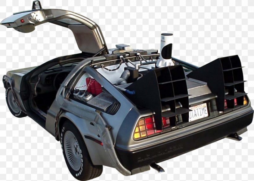 DMC DeLorean Car Marty McFly Dr. Emmett Brown Back To The Future, PNG, 843x600px, Dmc Delorean, Automotive Design, Back To The Future, Back To The Future Part Ii, Car Download Free