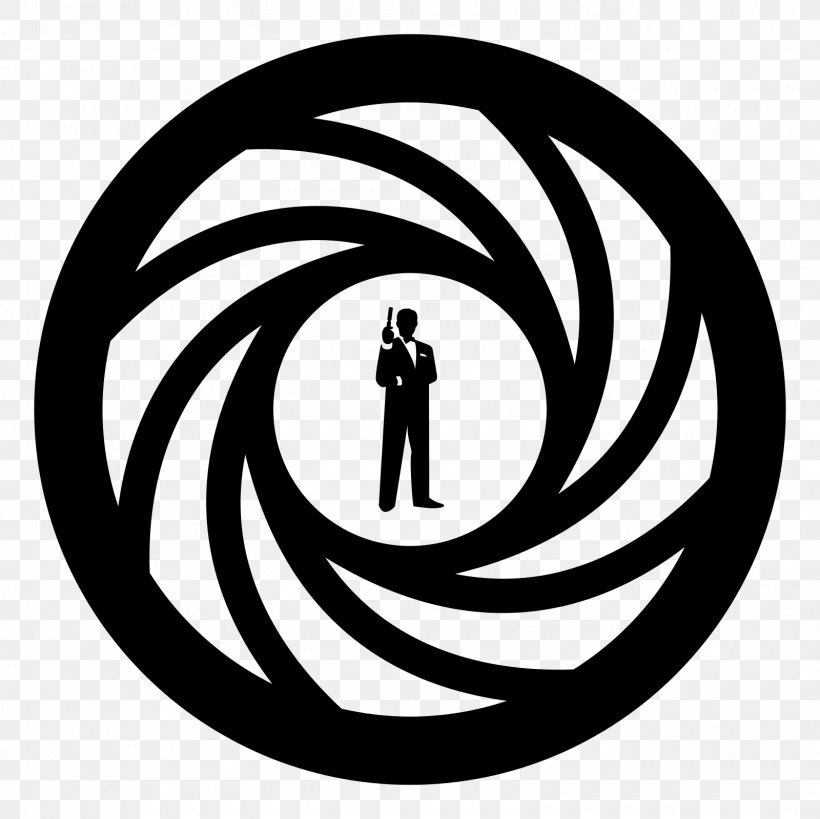James Bond Film Series Symbol, PNG, 1600x1600px, James Bond, Action Film, Area, Black And White, Film Download Free