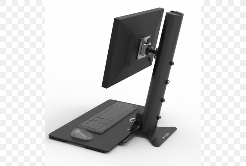 Sit-stand Desk Computer Keyboard Computer Mouse Computer Monitors Standing Desk, PNG, 1200x812px, Sitstand Desk, Articulating Screen, Computer Keyboard, Computer Monitor Accessory, Computer Monitors Download Free