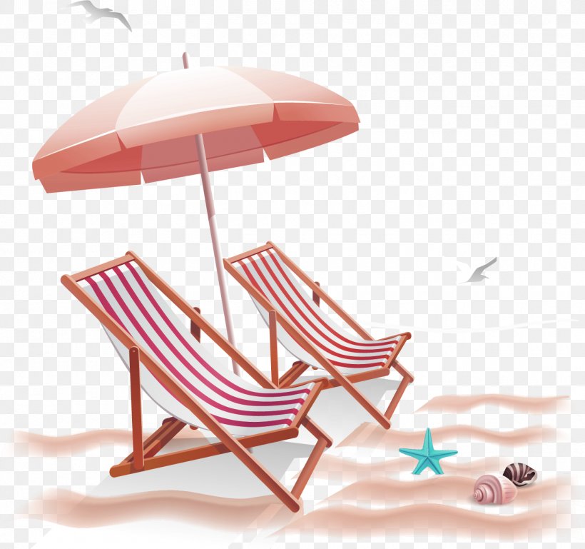 Beach Chair Umbrella Clip Art, PNG, 1325x1244px, Beach, Chair, Deckchair, Furniture, Highdefinition Television Download Free