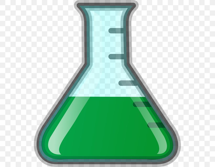 Beaker Laboratory Flasks Chemistry Clip Art, PNG, 561x640px, Beaker, Chemistry, Document, Erlenmeyer Flask, Green Download Free