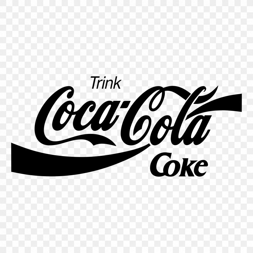 Coca-Cola BlāK Fizzy Drinks Logo, PNG, 2400x2400px, Cocacola, Black And White, Brand, Carbonated Soft Drinks, Carbonation Download Free