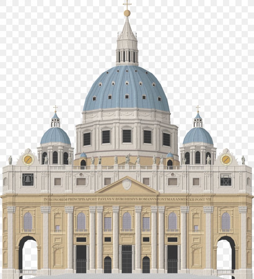 St. Peter's Basilica St. Peter's Square Manila Cathedral Rome Drawing, PNG, 853x936px, Manila Cathedral, Ancient Roman Architecture, Art, Baptistery, Basilica Download Free