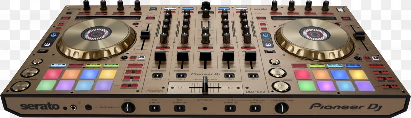 DJ Controller Pioneer DJ Pioneer DDJ-SX2 Disc Jockey Serato Audio Research, PNG, 4050x1166px, Dj Controller, Audio, Audio Equipment, Audio Mixers, Computer Dj Download Free