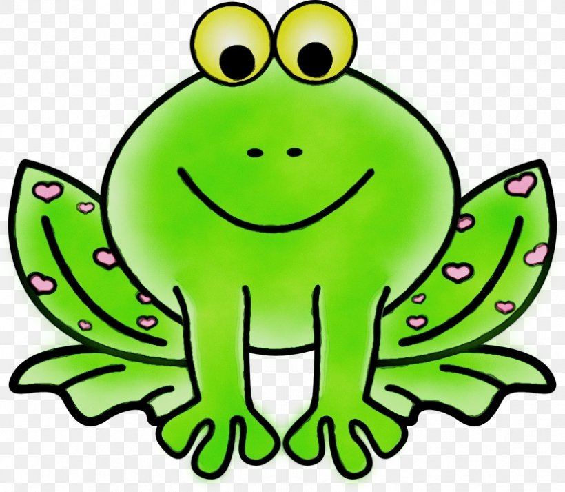 Green Cartoon Frog Yellow Clip Art, PNG, 827x720px, Watercolor, Cartoon, Frog, Green, Happy Download Free