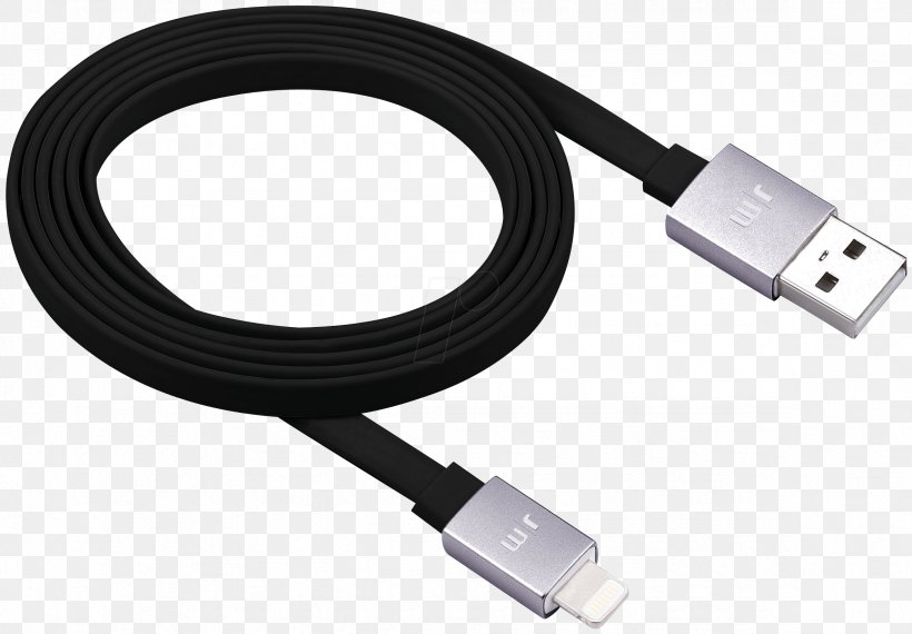 Lightning USB-C Electrical Connector Cable Television, PNG, 2362x1644px, Lightning, Cable, Cable Television, Data Transfer Cable, Electrical Cable Download Free