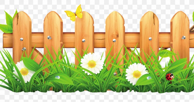 Vector Graphics Fence Illustration Royalty-free Clip Art, PNG, 1200x630px, Fence, Backyard, Daisy, Fence Pickets, Flower Download Free