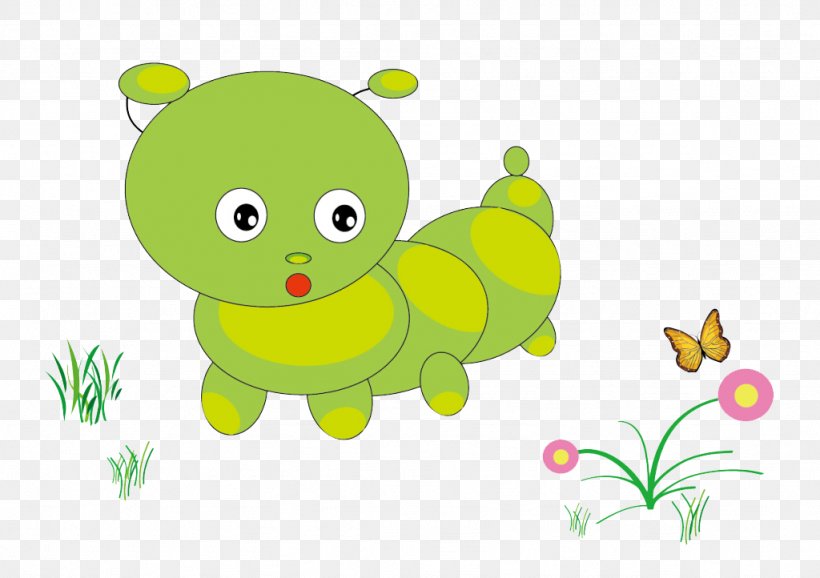 Cartoon Caterpillar Insect, PNG, 1024x722px, Cartoon, Amphibian, Art, Butterfly, Caterpillar Download Free