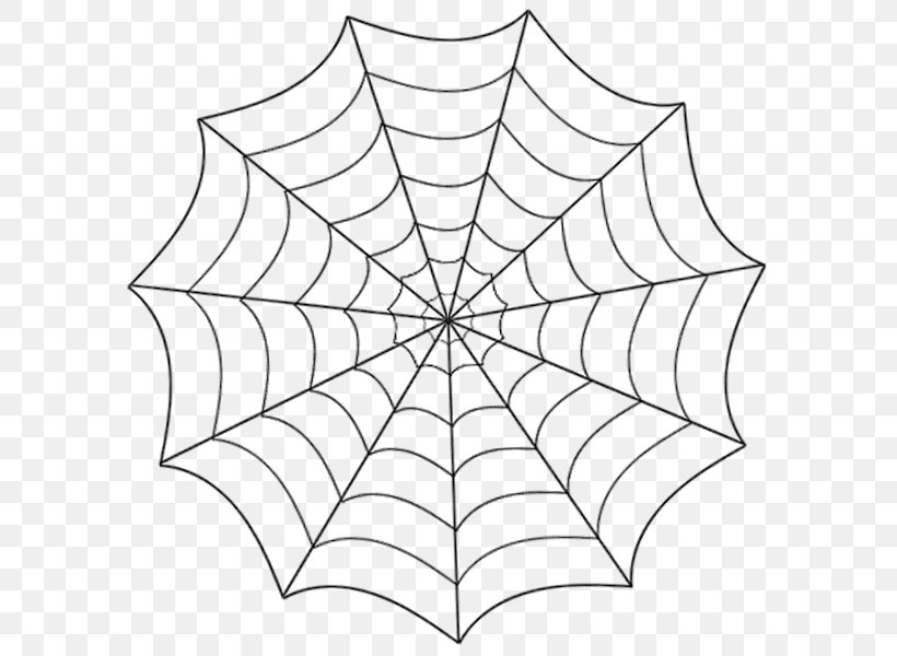 Spider Web Drawing Line Art, PNG, 600x600px, Spider, Area, Art, Black And White, Drawing Download Free