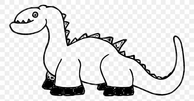 Stegosaurus Tyrannosaurus Brachiosaurus Brontosaurus Dinosaur, PNG, 1024x534px, Stegosaurus, Animal Figure, Apatosaurus, Artwork, Black And White Download Free