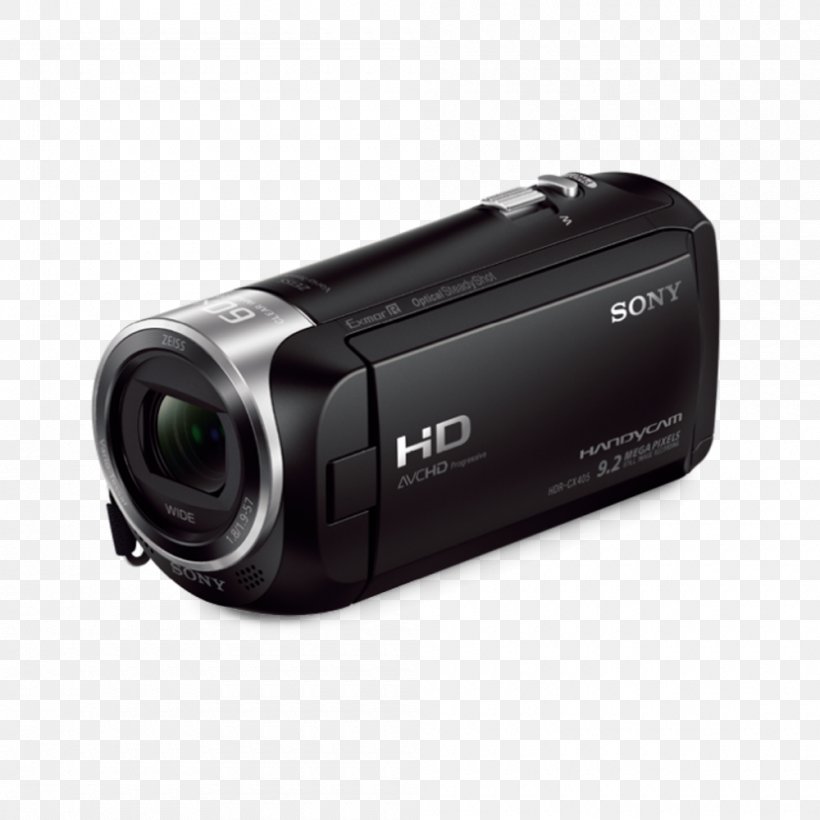 Digital Video Video Cameras Sony Handycam HDR-CX405, PNG, 1000x1000px, 4k Resolution, Digital Video, Action Camera, Camera, Camera Lens Download Free
