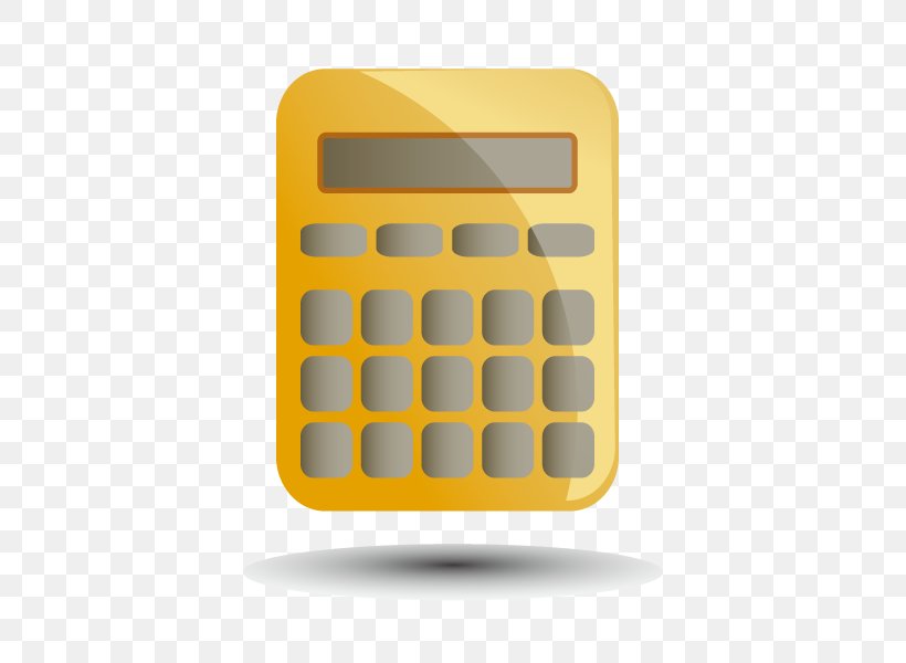 Euclidean Vector Calculator Icon, PNG, 800x600px, Calculator, Office Equipment, Rectangle, Yellow Download Free
