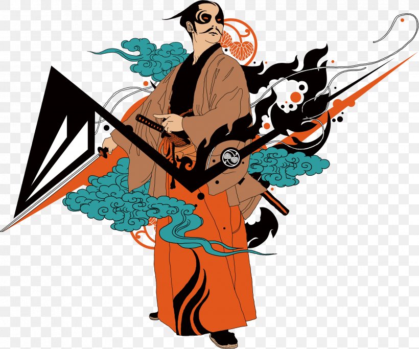 Japan Bushido Samurai Clip Art, PNG, 3308x2756px, Japan, Advertising, Art, Bushido, Costume Download Free