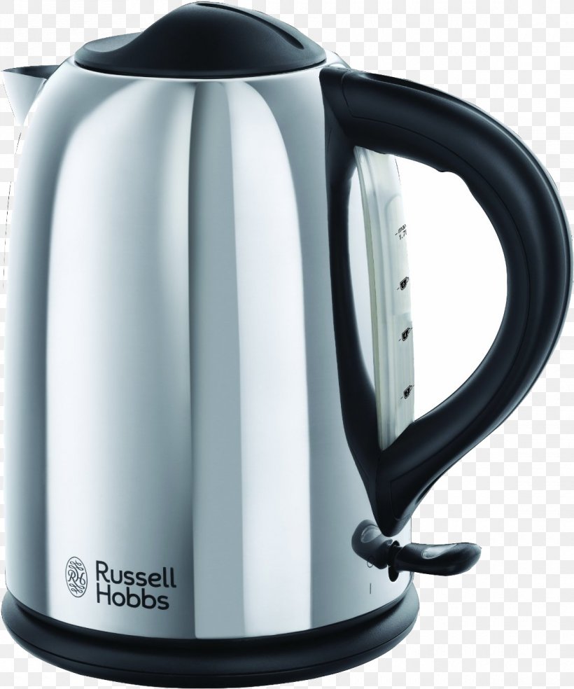 Kettle Russell Hobbs Small Appliance Kitchenware Toaster, PNG, 1140x1368px, Kettle, Coffeemaker, Electric Kettle, Heating Element, Home Appliance Download Free