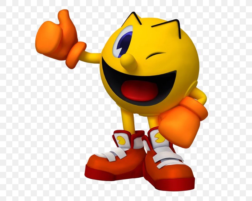 Ms. Pac-Man Super Smash Bros. For Nintendo 3DS And Wii U Pac-Man 256 Namco Museum, PNG, 613x655px, Pacman, Arcade Game, Bandai Namco Entertainment, Cartoon, Game Download Free