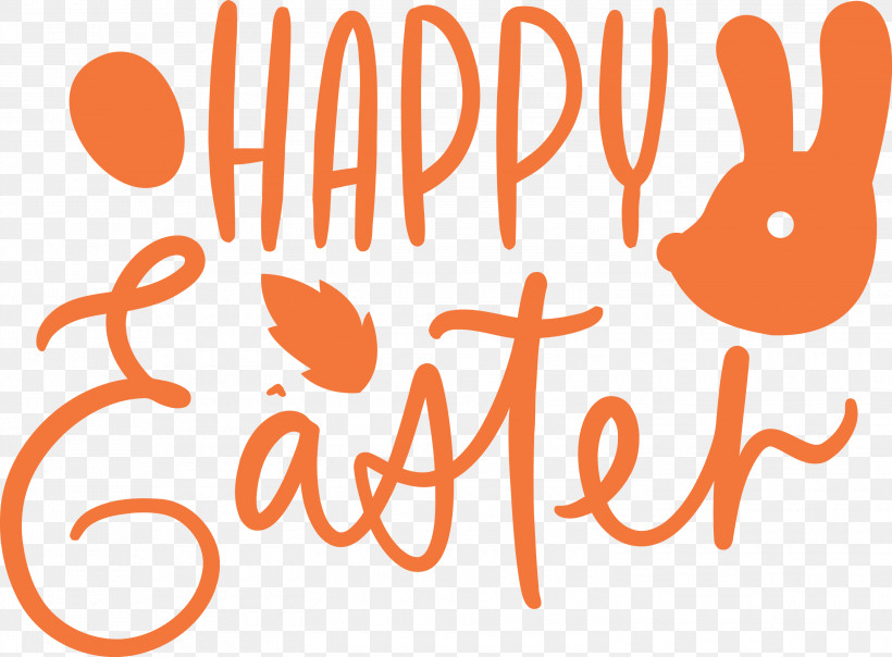 Easter Day Easter Sunday Happy Easter, PNG, 3000x2213px, Easter Day, Easter Sunday, Happy Easter, Logo, Orange Download Free