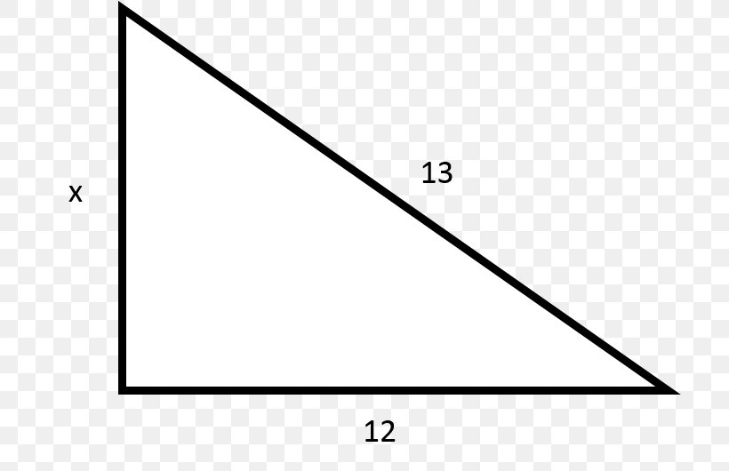 Right Triangle Pythagorean Theorem Area, PNG, 712x530px, Triangle, Area, Black, Black And White, Cathetus Download Free