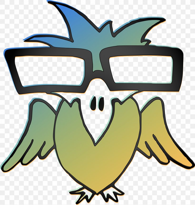 Bird Glasses Clip Art, PNG, 2284x2400px, Bird, Artwork, Beak, Cartoon, Drawing Download Free