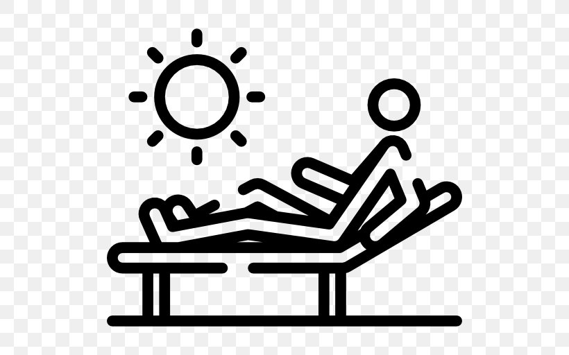 Sunbathing, PNG, 512x512px, Drawing, Area, Artwork, Black And White, Chair Download Free