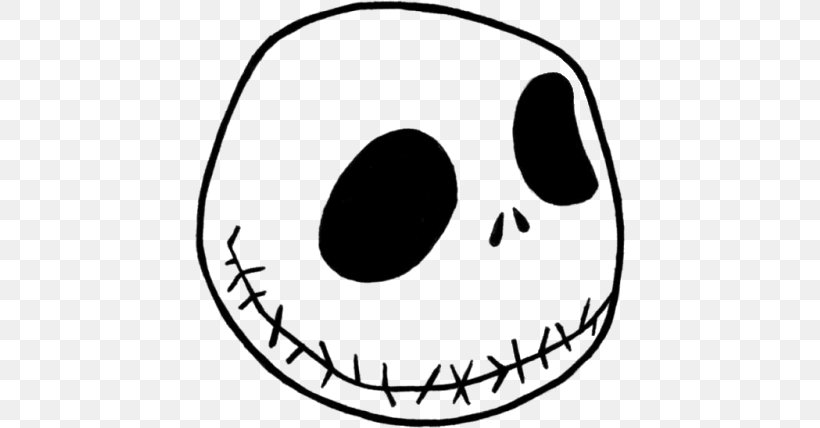 Jack Skellington The Nightmare Before Christmas: The Pumpkin King Jack-o'-lantern Drawing, PNG, 430x428px, Jack Skellington, Area, Art, Black, Black And White Download Free