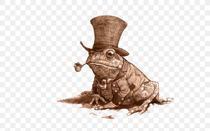 Mr. Toad Frog A La Recherche De Féerie, PNG, 618x511px, Toad, Amphibian, Art, Black And White, Cane Toad Download Free
