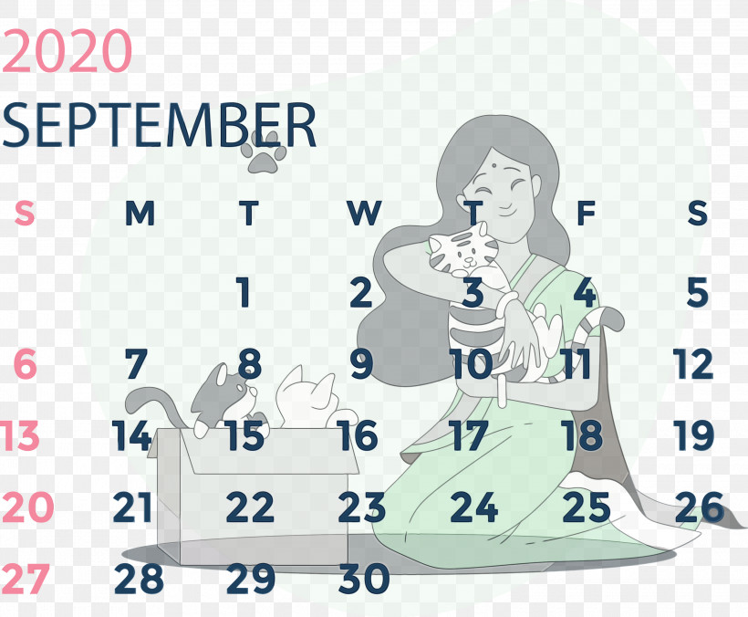 Paper Cartoon Text Line Point, PNG, 3000x2474px, September 2020 Calendar, Cartoon, Human, Line, Paint Download Free