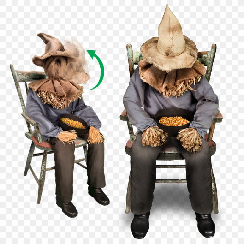 Spirit Halloween Scarecrow YouTube Animatronics, PNG, 1000x1000px, Halloween, Animatronics, Chair, Coat Hat Racks, Costume Download Free