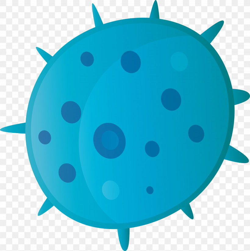 Virus, PNG, 2991x3000px, Virus, Fish, Turquoise Download Free
