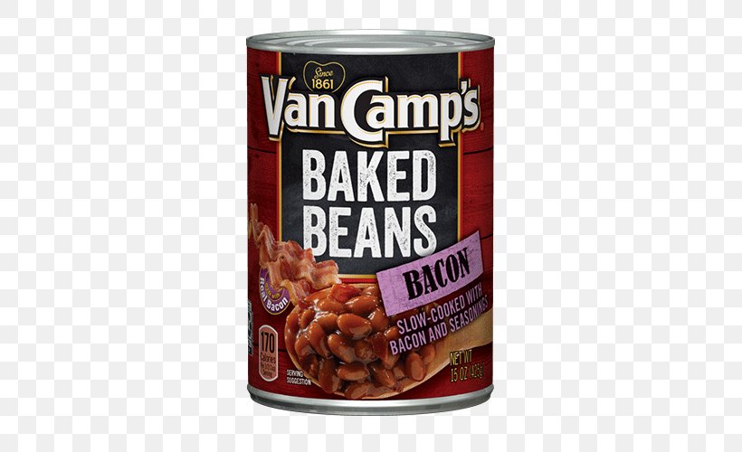 Baked Beans Bacon Van Camp's Pork And Beans Bush Brothers And Company, PNG, 500x500px, Baked Beans, Bacon, Baking, Bean, Bush Brothers And Company Download Free