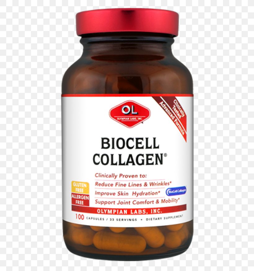 Dietary Supplement Type II Collagen Olympian Labs Biocell Collagen II, 1500mg, PNG, 700x875px, Dietary Supplement, Capsule, Collagen, Health, Hydrolyzed Collagen Download Free