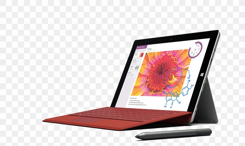 Surface Pro 3 Laptop Microsoft Intel Atom, PNG, 3000x1800px, Surface Pro 3, Display Device, Electronic Device, Intel Atom, Intel Core Download Free