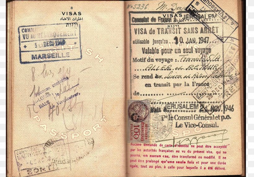 Travel Document Passport Dayan Family, PNG, 1517x1060px, Document, Consulate, Dayan Family, Mandatory Palestine Passport, Material Download Free