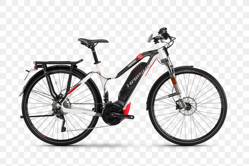 Electric Bicycle Haibike SDURO Trekking 6.0 (2018) Pedelec, PNG, 3000x2000px, Electric Bicycle, Bicycle, Bicycle Accessory, Bicycle Drivetrain Part, Bicycle Frame Download Free