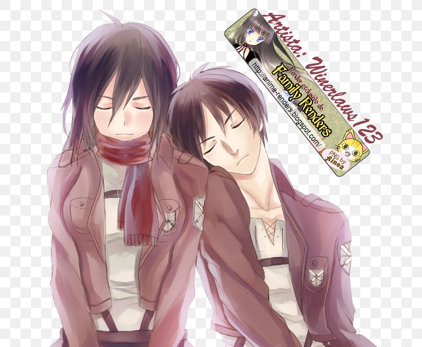 Eren Yeager Mikasa Ackerman Levi Attack On Titan YouTube, PNG, 723x676px, Watercolor, Cartoon, Flower, Frame, Heart Download Free