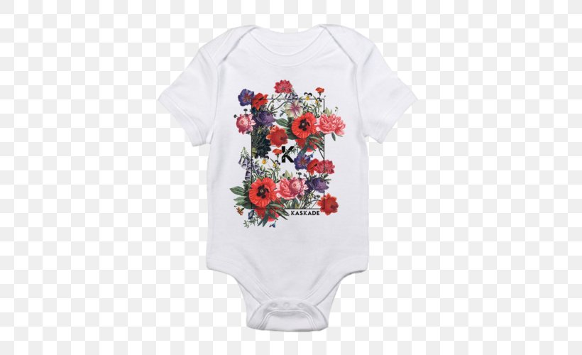 Baby & Toddler One-Pieces Cut Flowers T-shirt Flower Bouquet Onesie, PNG, 500x500px, Baby Toddler Onepieces, Baby Products, Baby Toddler Clothing, Clothing, Cut Flowers Download Free