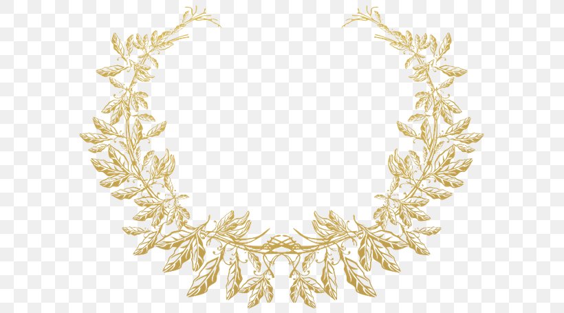 Necklace Jewellery Vector, PNG, 600x455px, Laurel Wreath, Bay Laurel, Gekkeikan, Gold, Jewellery Download Free