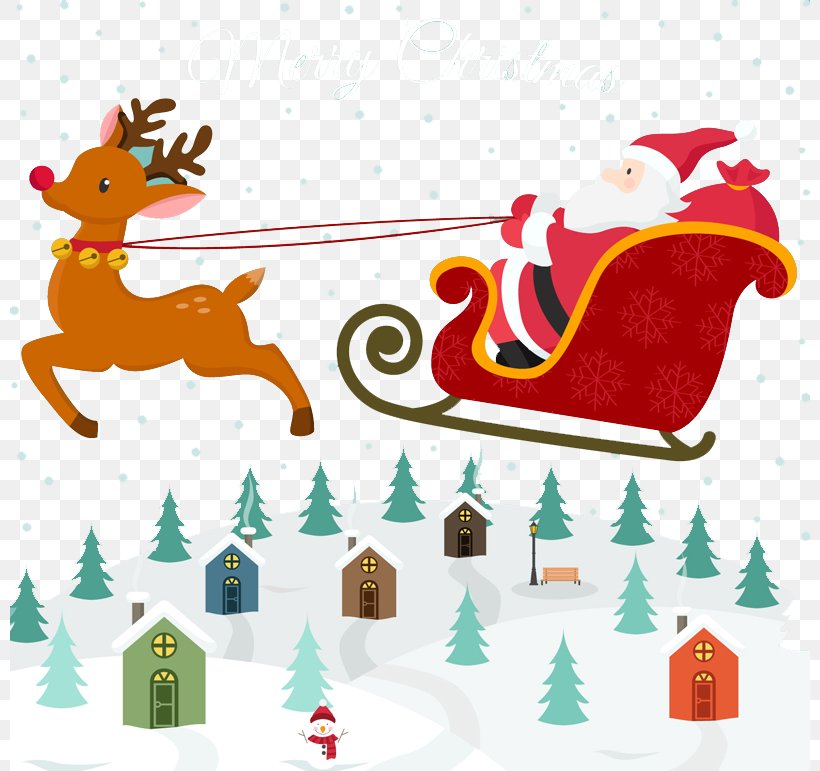Santa Clauss Reindeer Santa Clauss Reindeer Christmas, PNG, 800x771px, Santa Claus, Antler, Art, Christmas, Christmas Card Download Free