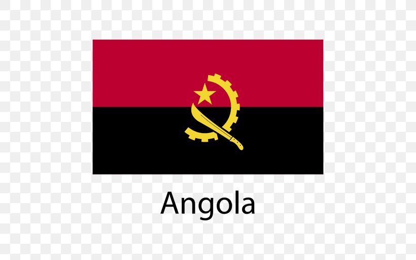 Flag Of Angola National Flag Flag Of Algeria, PNG, 512x512px, Flag Of Angola, Angola, Area, Brand, Flag Download Free