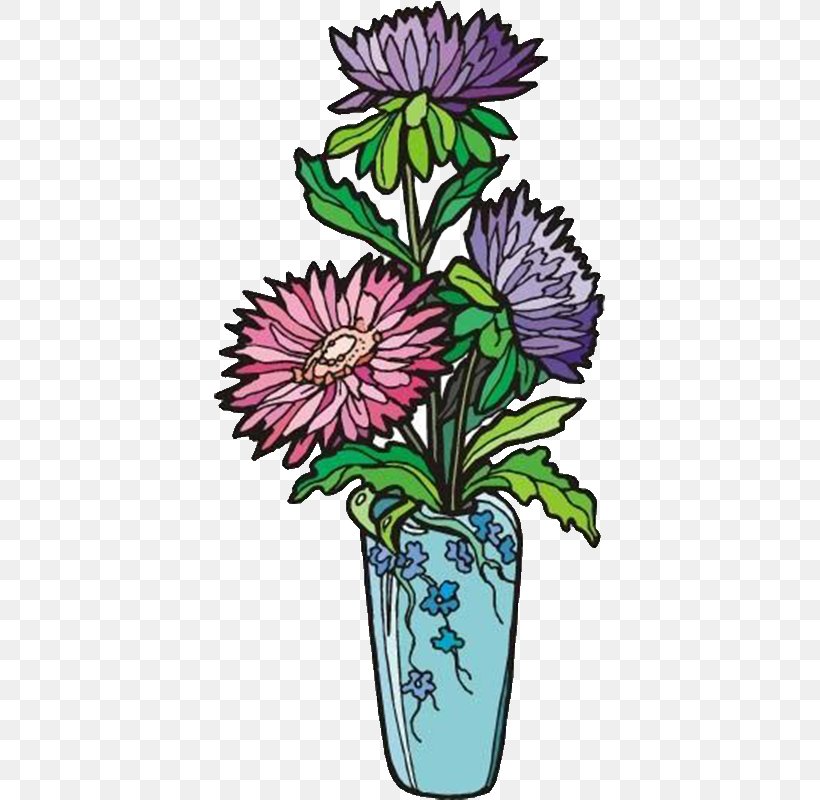 Floral Design Chrysanthemum Vase Illustration, PNG, 800x800px, Floral Design, Aster, Chrysanthemum, Chrysanths, Cut Flowers Download Free