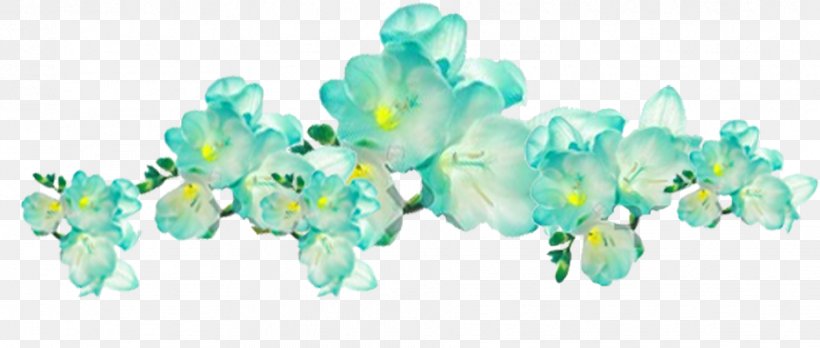 Blue Green Aqua Flower Menta, PNG, 932x396px, Blue, Aqua, Aquamarine, Color, Cyan Download Free