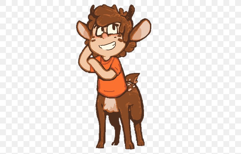 Canidae Deer Clip Art Horse Dipper Pines, PNG, 550x524px, Canidae, Animated Cartoon, Animation, Brown, Cartoon Download Free